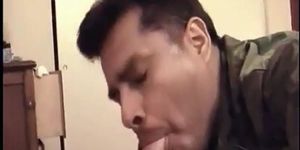 Young Military Boy Sucking Cock Eating Cums in Naval Ba