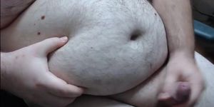 fat chub bear stroking dick