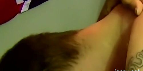 Extra sloppy gay oral