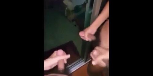 Circle jerk compilation - a lot of cocks and cum